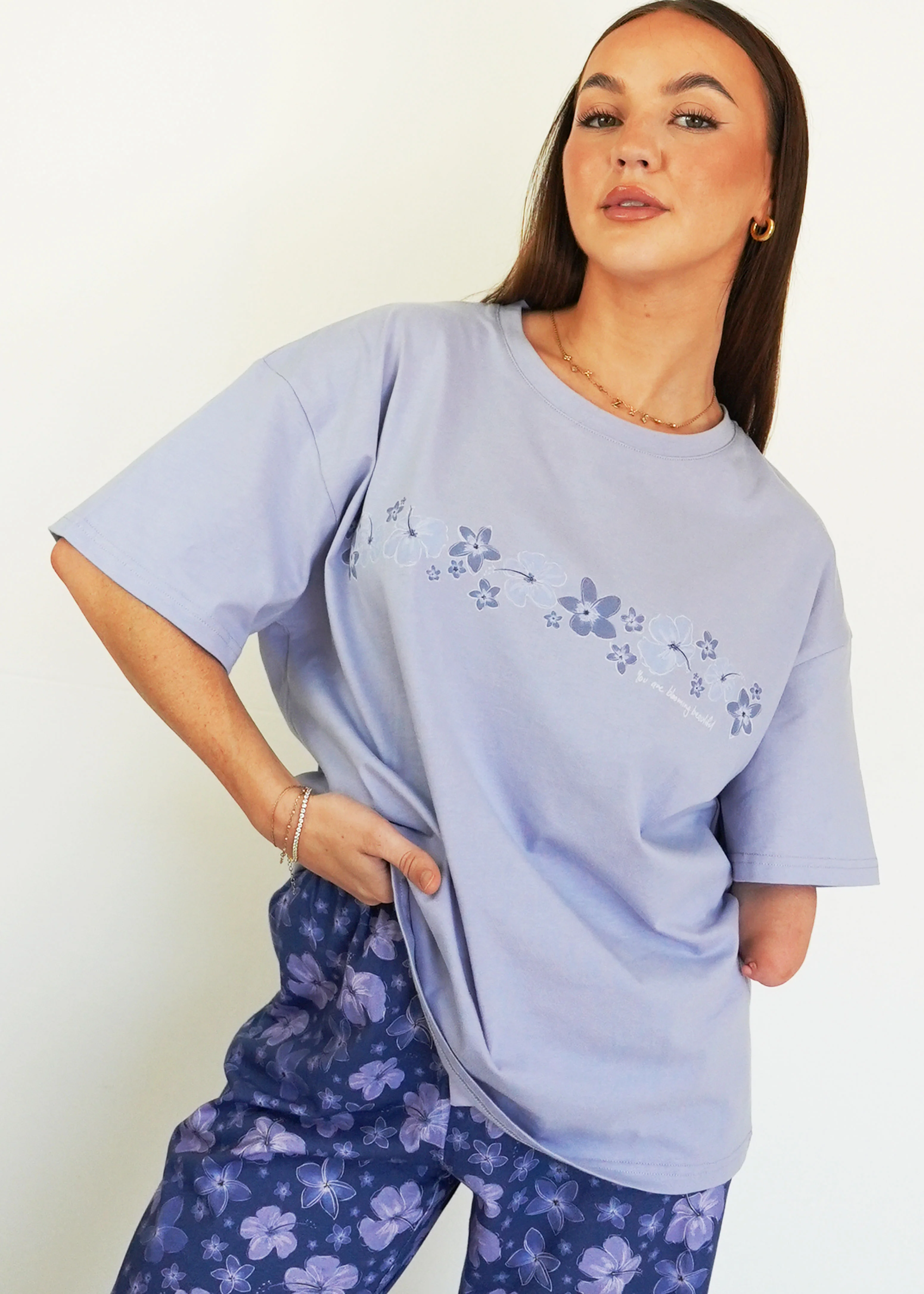 Bloom Babe T-Shirt & Long Pants PJ Set - Image 5