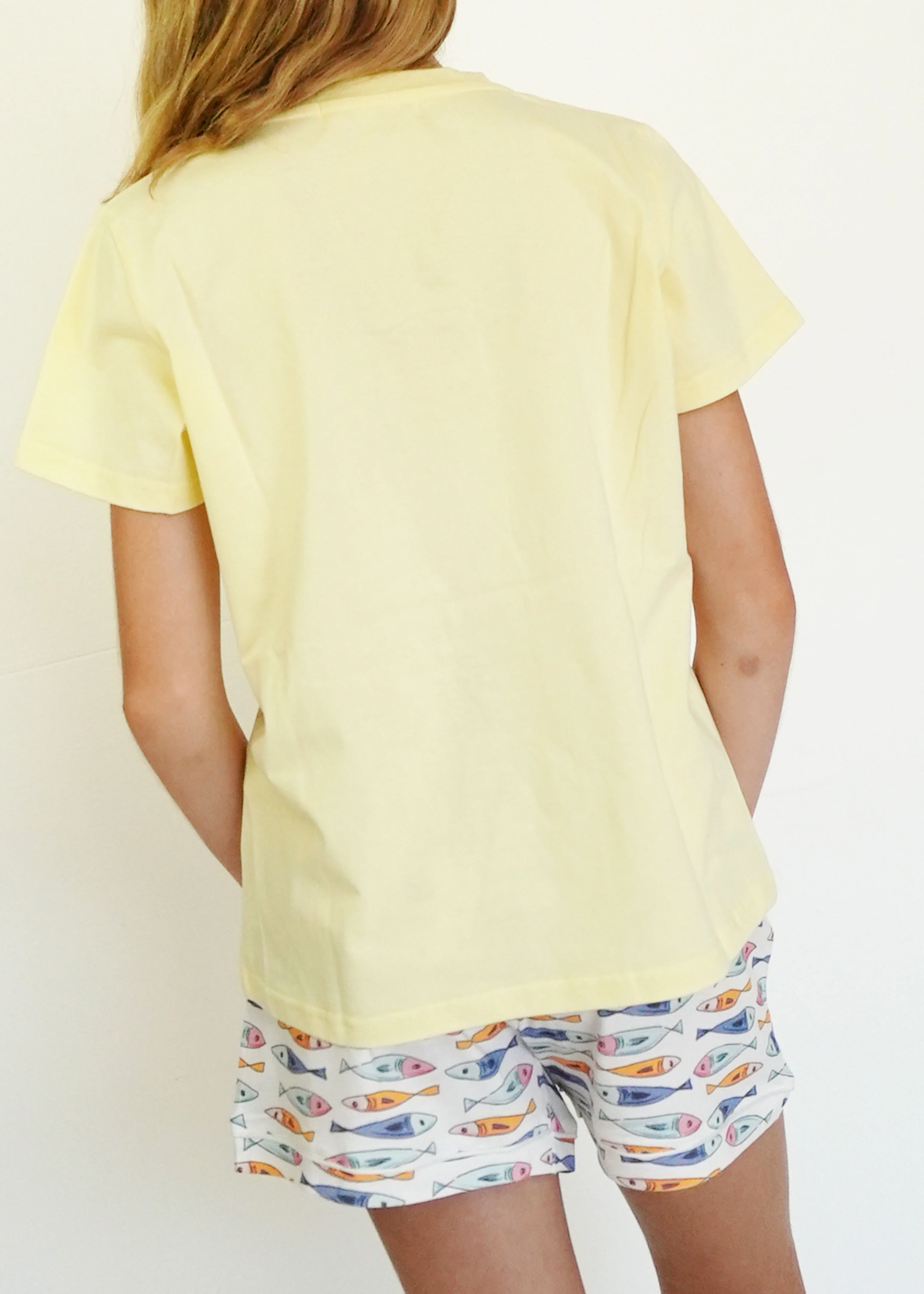 Girls - Catch Me By The Sea T-Shirt & Short Pants PJ Set - Image 4