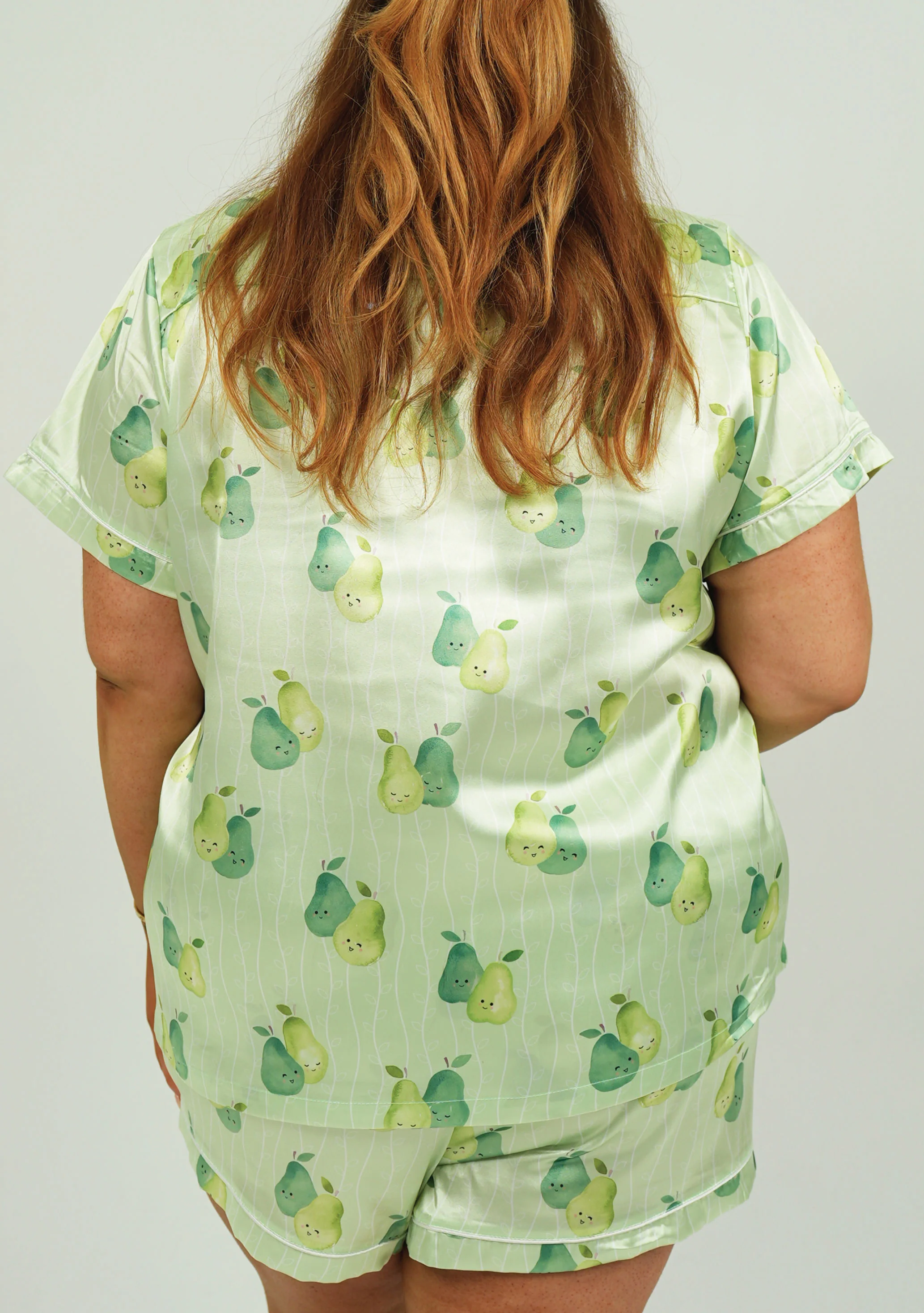 The Perfect Pear Satin Short Pyjama Set - Image 8