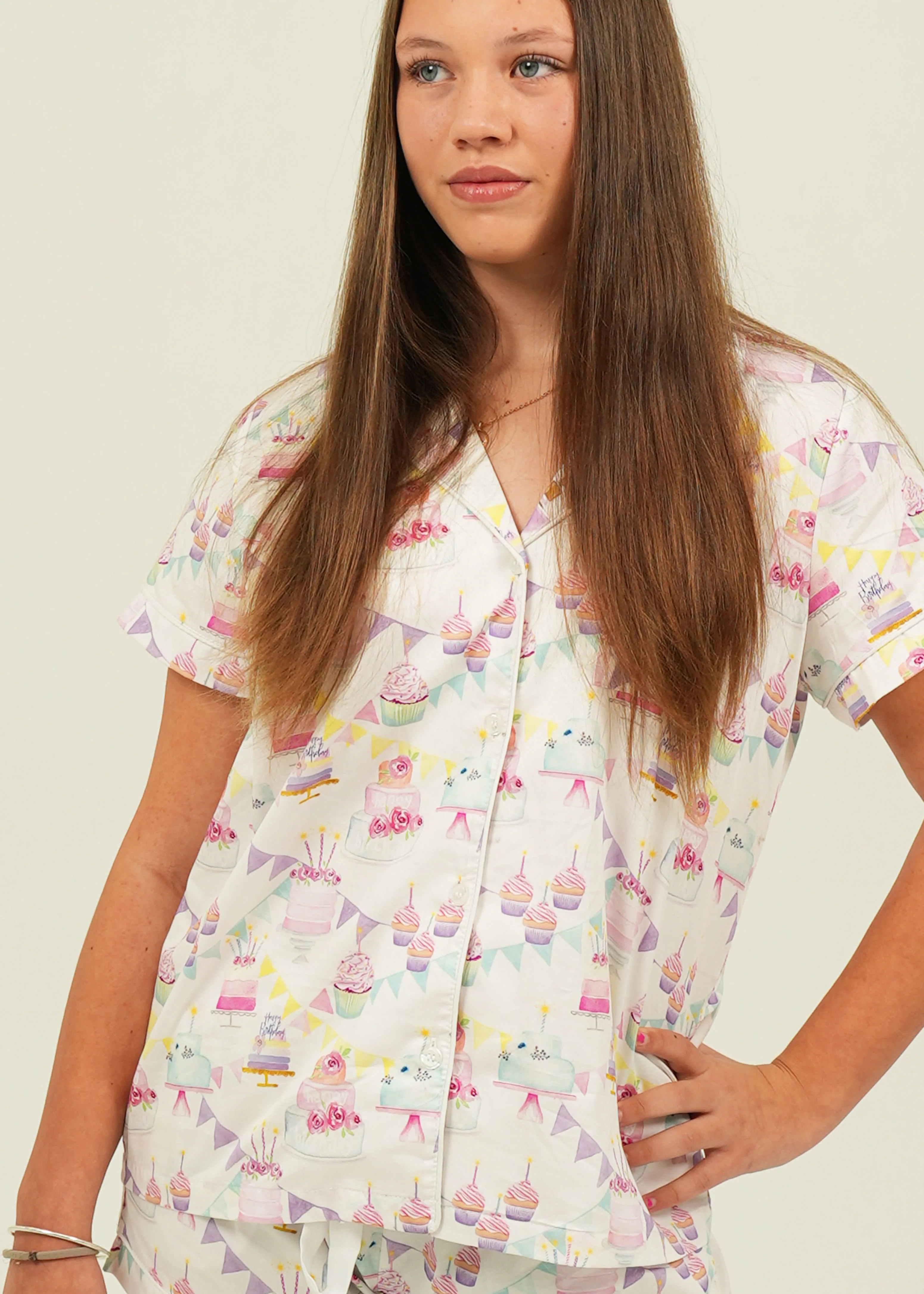Birthday Cotton Short Pyjama Set - Image 4